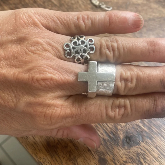 Sterling silver design ring - Picture 5 of 7